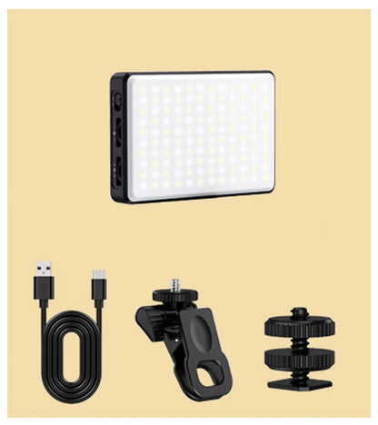 120 LED Rechargeable Selfie & Video Light – Portable Fill Light for Tiktok, Vlogs, and Video Calls