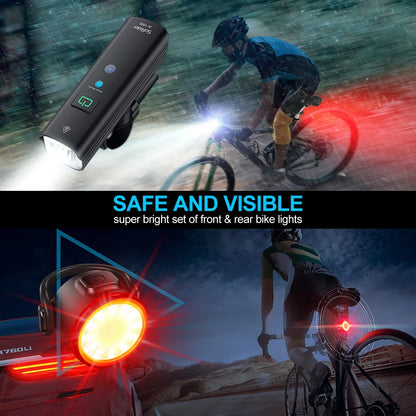 TOPRIDER 1200LM T6 LED Rechargeable Bicycle Light